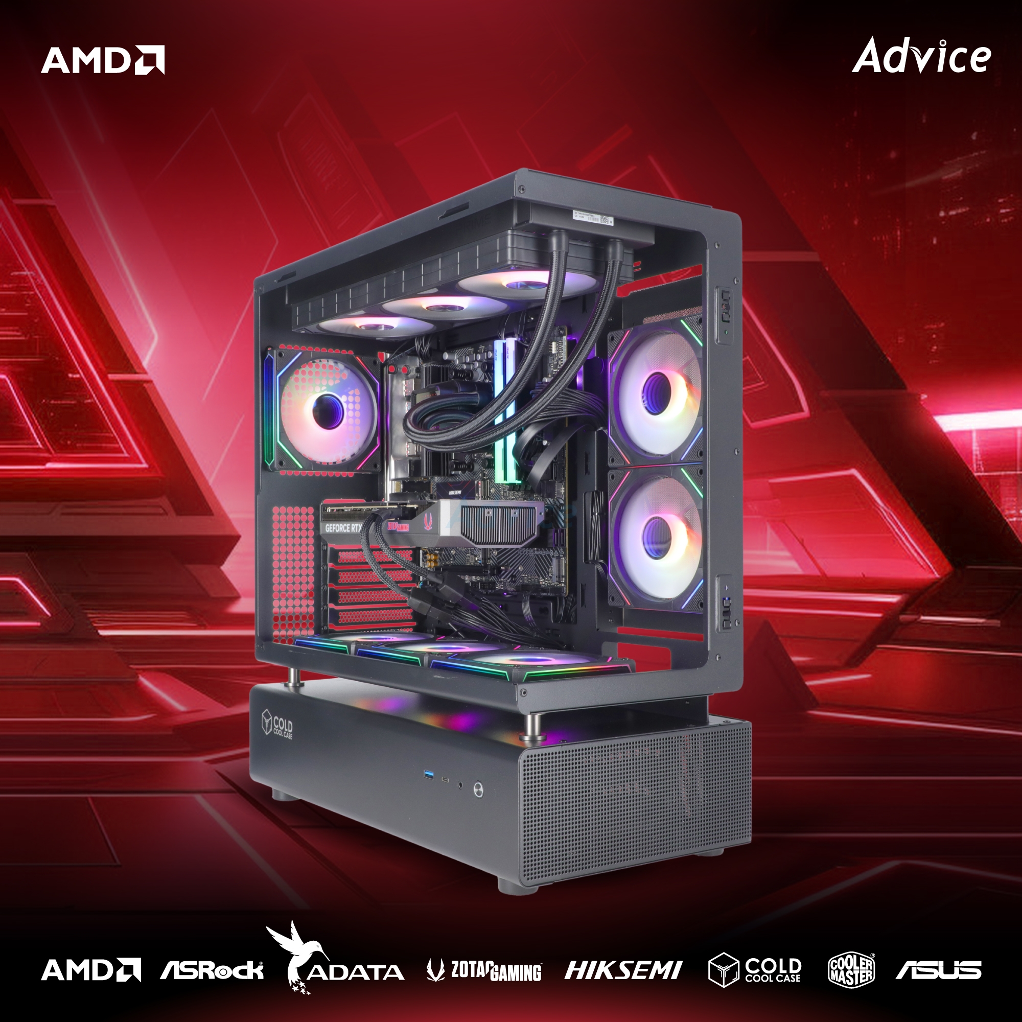 คอมประกอบ Advice : Computer Set AMD #A267 RYZEN 7 7800X3D RTX5070 12GB ...