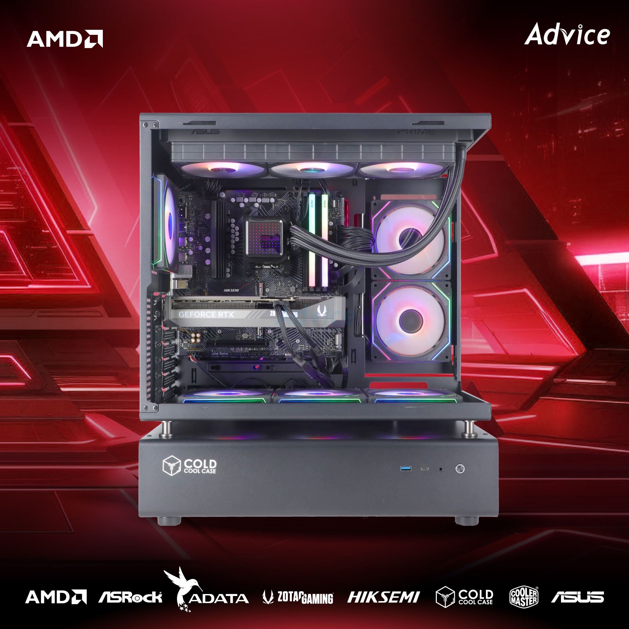 คอมประกอบ Advice : Computer Set AMD #A267 RYZEN 7 7800X3D RTX5070 12GB ...