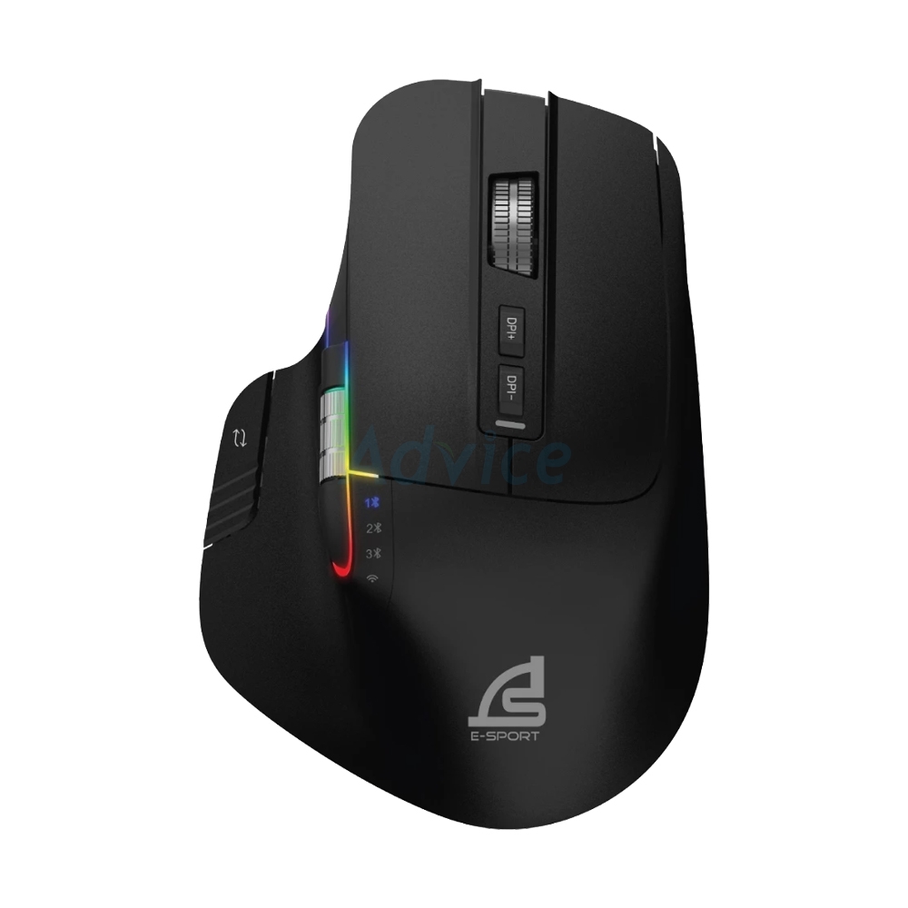 MOUSE WIRELESS BLUETOOTH SIGNO WG913 XORRUS BLACK (เมาส์ไร้สาย)