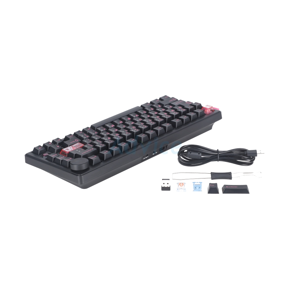 KEYBOARD WIRELESS BLUETOOTH ONIKUMA MT706 HANE BLACK (LINEAR SWITCH คีย์บอร์ด)