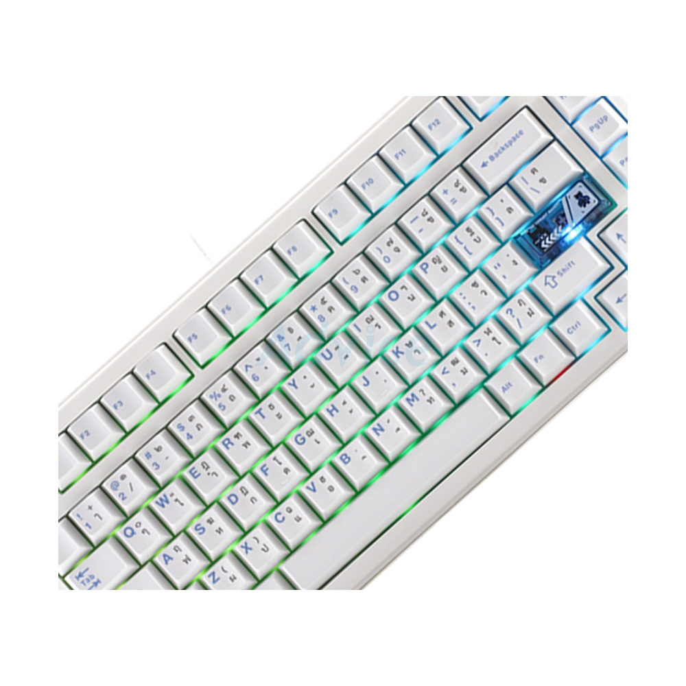 KEYBOARD WIRELESS BLUETOOTH ONIKUMA MT706 HANE WHITE (LINEAR SWITCH คีย์บอร์ด)