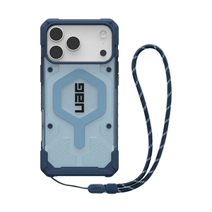 Case iPhone 17 Pro Max UAG Pathfinder Clear Magsafe - Blues Lanyard Bundle