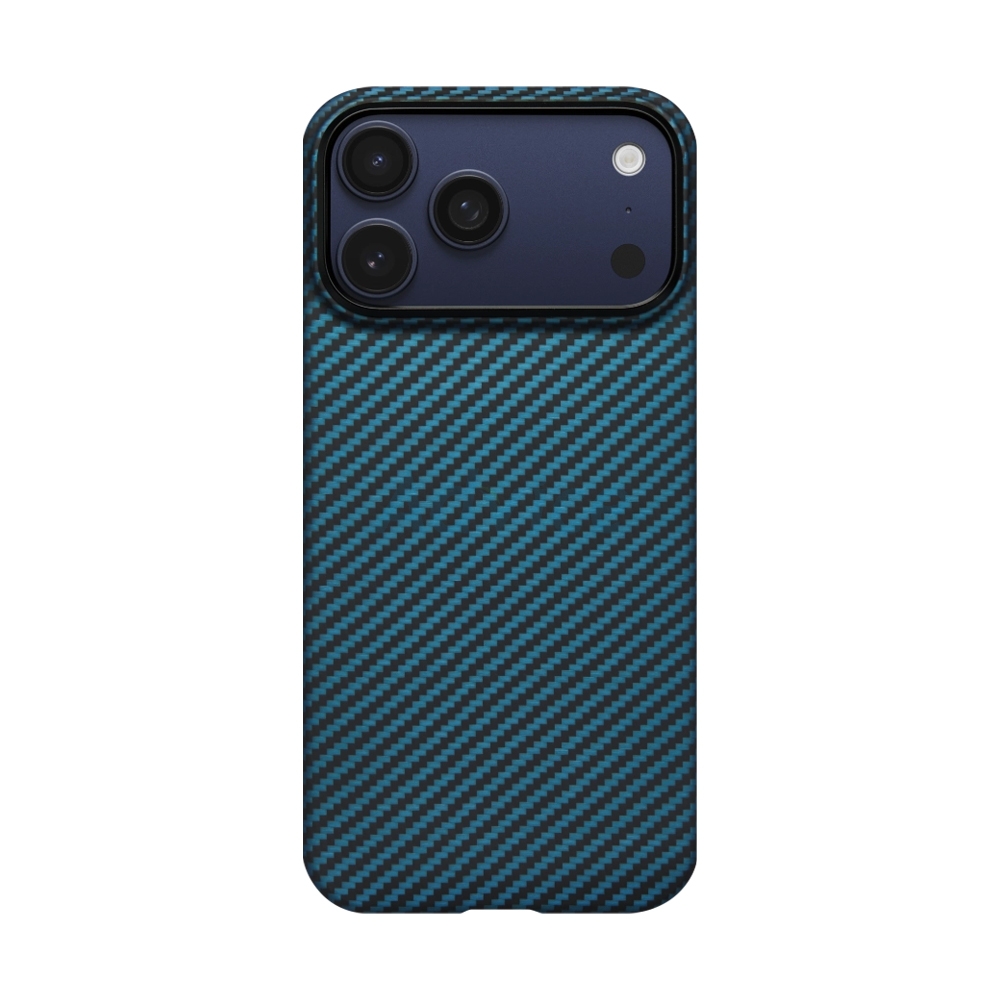 Case iPhone 17 Pro Max Pitaka Ultra-Slim - Black/Blue