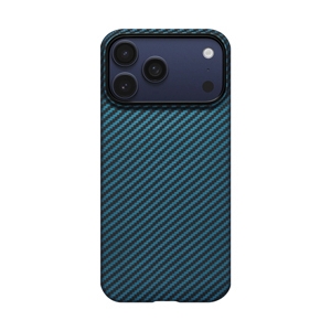 Case iPhone 17 Pro Max Pitaka Ultra-Slim - Black/Blue