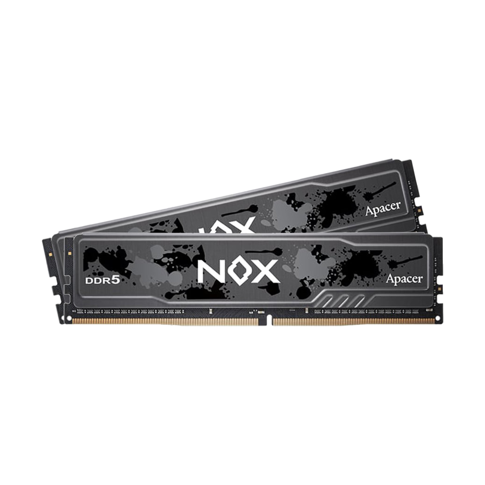 RAM DDR5(6000) 32GB (16GBX2) APACER NOX BLACK (AH5U32G60C622MBAA-2)