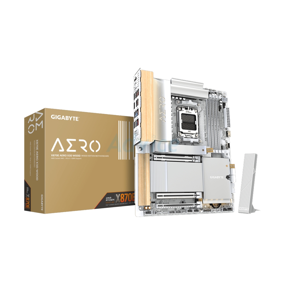 MAINBOARD (AM5) GIGABYTE X870E AERO X3D WOOD DDR5 (REV. 1.0)