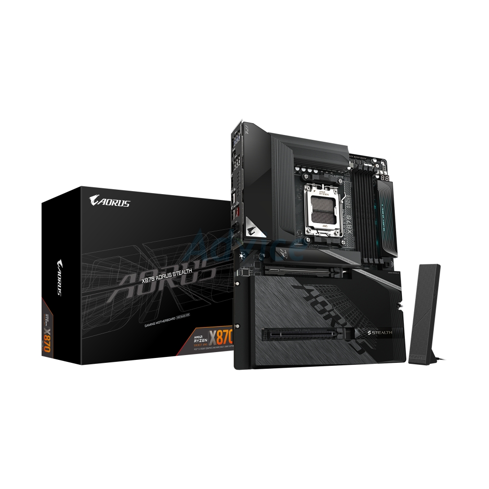 MAINBOARD (AM5) GIGABYTE X870 AORUS STEALTH DDR5 (REV. 1.0)