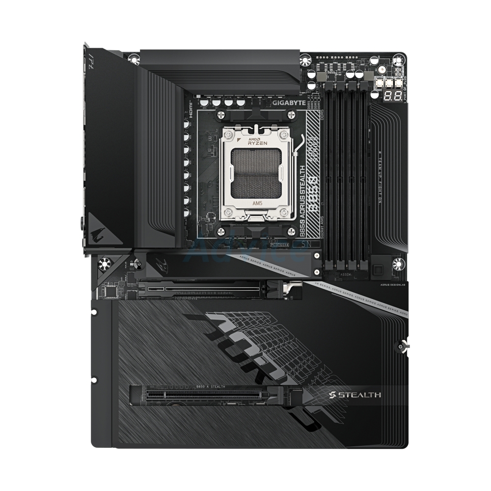 MAINBOARD (AM5) GIGABYTE B850 AORUS STEALTH DDR5 (REV. 1.0)
