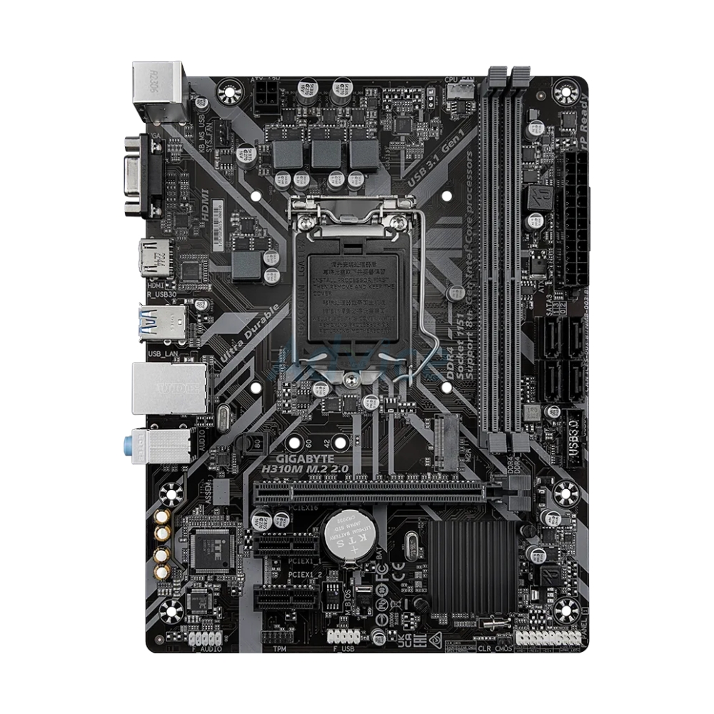 (1151V2) GIGABYTE H310M M.2 2.0 DDR4 (REV. 1.3)                                 