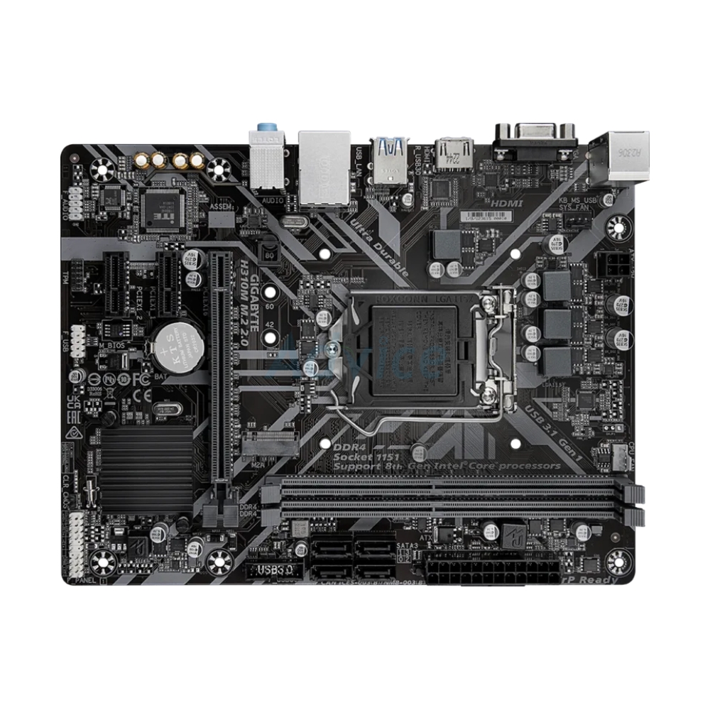 (1151V2) GIGABYTE H310M M.2 2.0 DDR4 (REV. 1.3)                                 