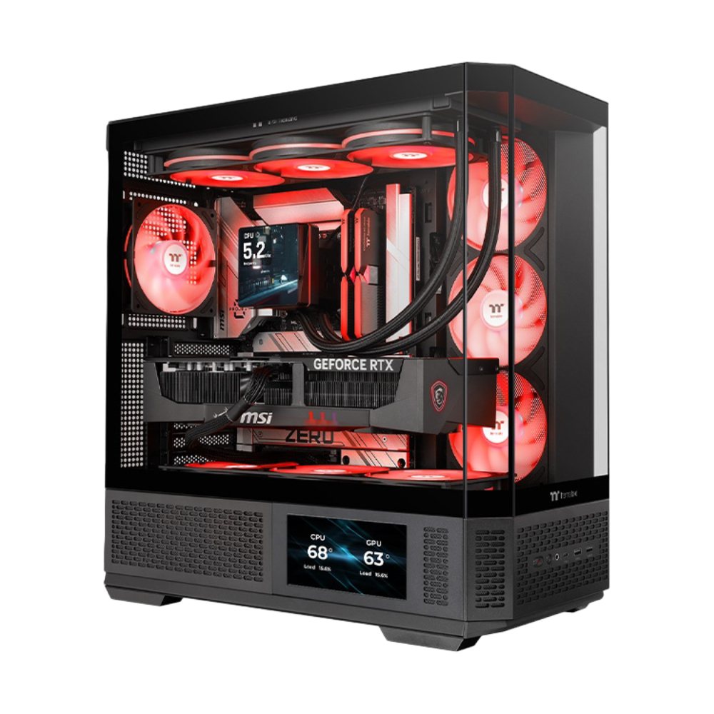 ATX CASE (NP) THERMALTAKE VIEW 370 TG ARGB BLACK (CA-11N-00M1WN-00)