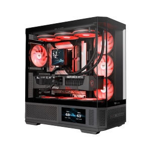 ATX CASE (NP) THERMALTAKE VIEW 370 TG ARGB BLACK (CA-11N-00M1WN-00)