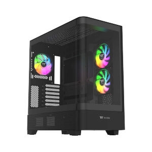 ATX CASE (NP) THERMALTAKE VIEW 290 TG ARGB CURVED BLACK (CA-11G-00M1WN-00)