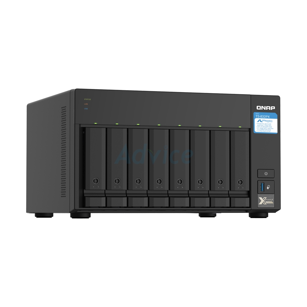 NAS QNAP (TS-832PX-4G, Without HDD.)