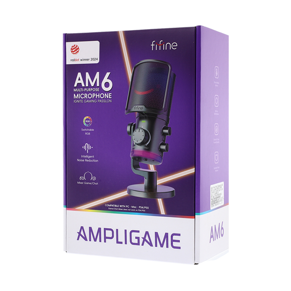 Microphone FIFINE (AM6W) White