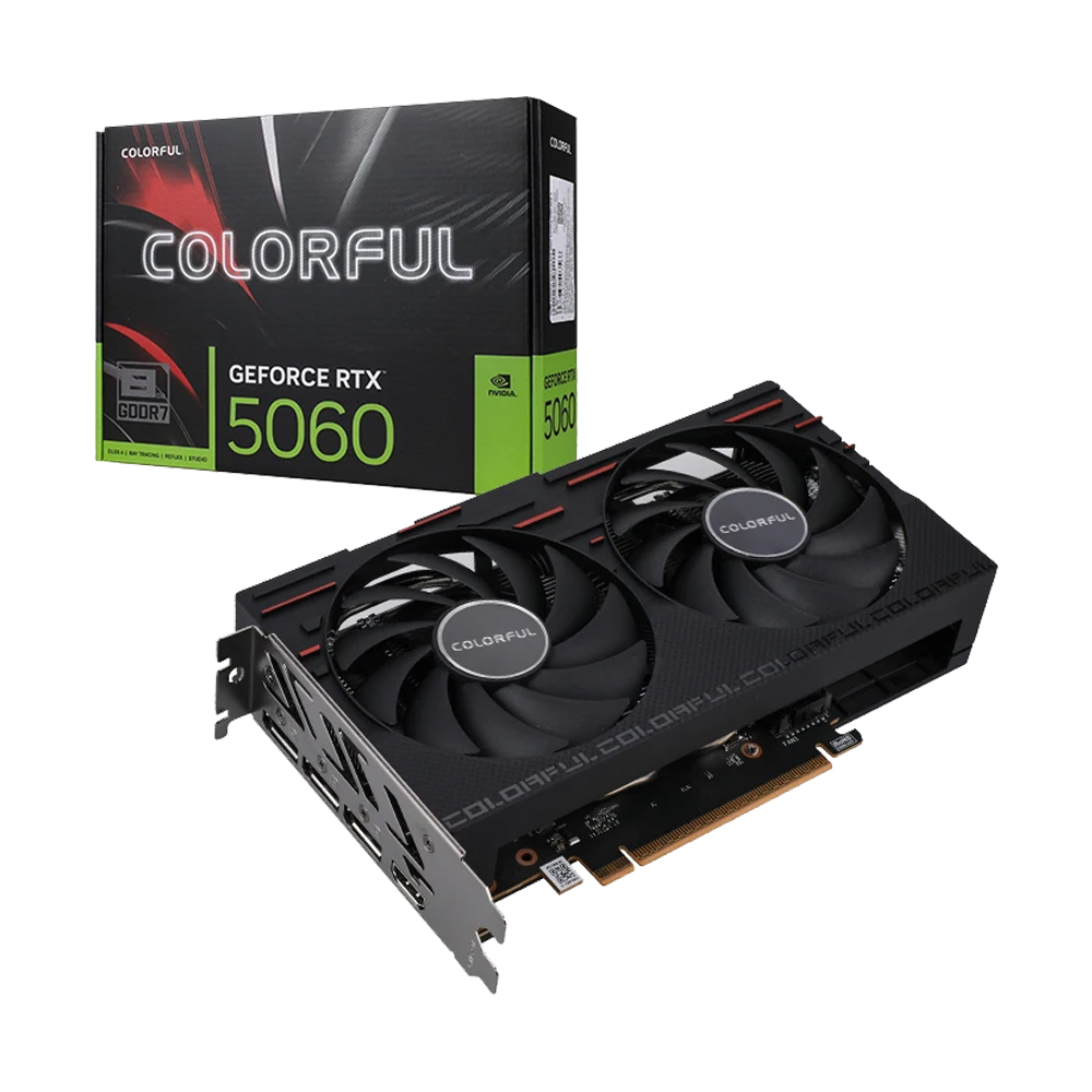 VGA COLORFUL GEFORCE RTX 5060 GAMING DUO - 8GB GDDR7