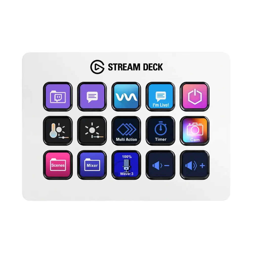 Keypad ELGATO STREAM DECK MK2 White Edition (10GBA9911) White