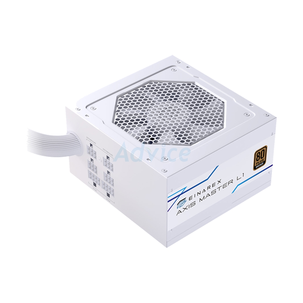 PSU (80+ BRONZE) 650W EINAREX AXIS MASTER L1 WHITE (EXPS-AMH1-650-WH)