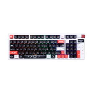 KEYBOARD WIRELESS BLUETOOTH NUBWO X803 WHITE BLACK RED (RED SWITCH คีย์บอร์ด)