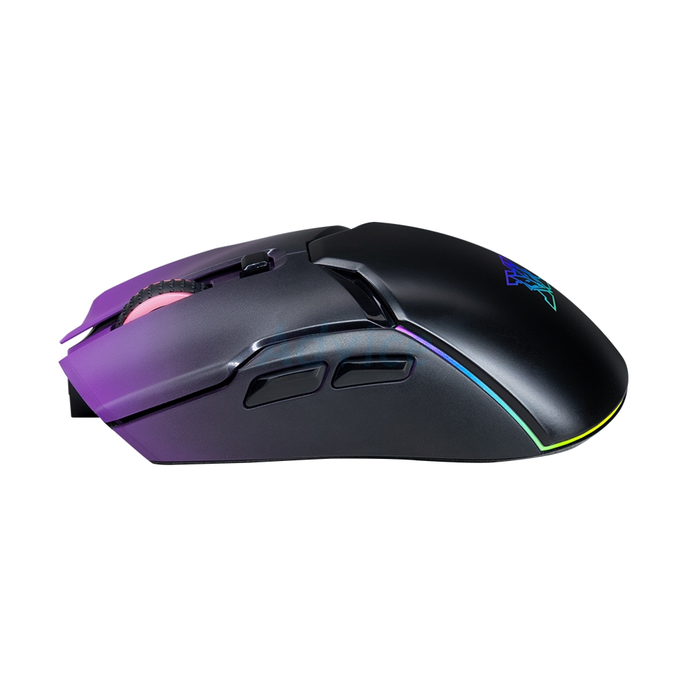 MOUSE WIRELESS BLUETOOTH NUBWO X58 PRO BLACK PURPLE (เมาส์ไร้สาย)