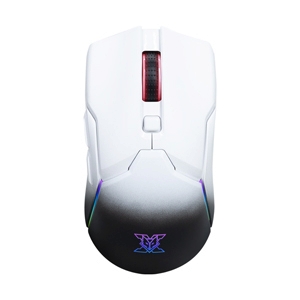 MOUSE WIRELESS BLUETOOTH NUBWO X58 PRO WHITE BLACK (เมาส์ไร้สาย)