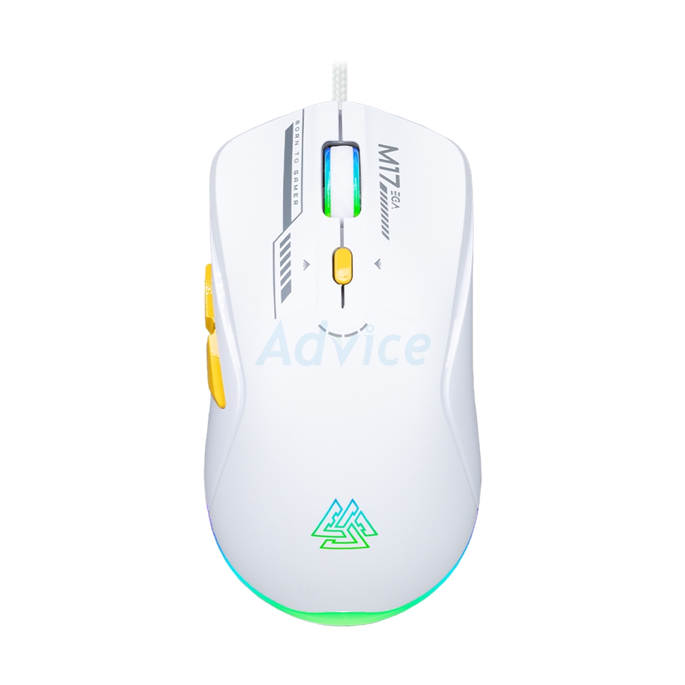 MOUSE EGA TYPE M17 WHITE (เมาส์สาย)