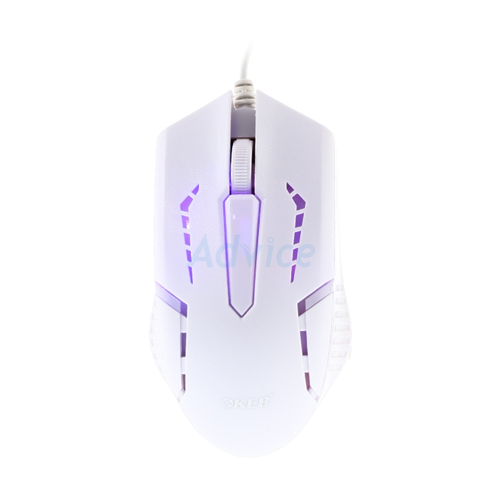 MOUSE OKER RX7 WHITE
