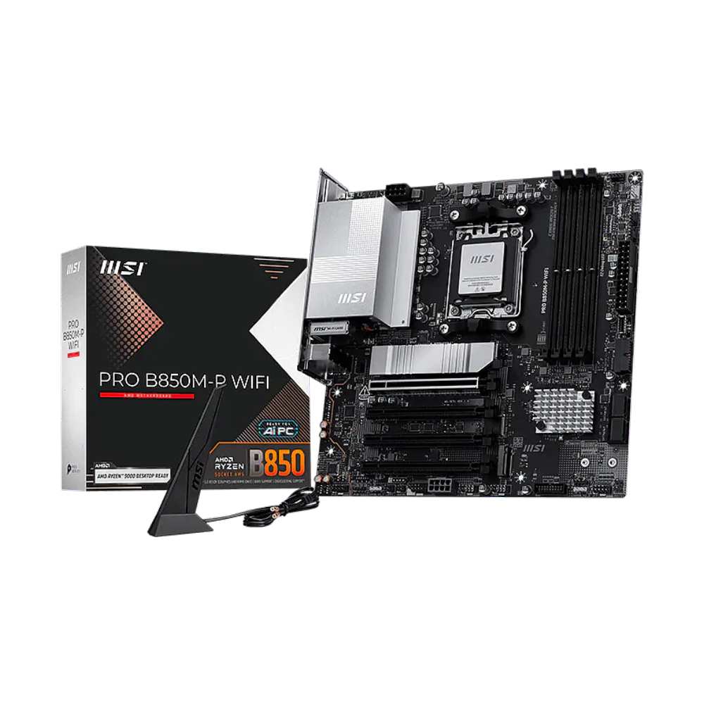 MAINBOARD (AM5) MSI PRO B850M-P WIFI DDR5