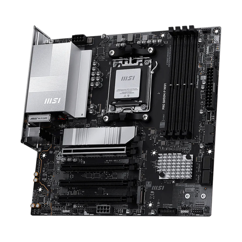 MAINBOARD (AM5) MSI PRO B850M-P WIFI DDR5