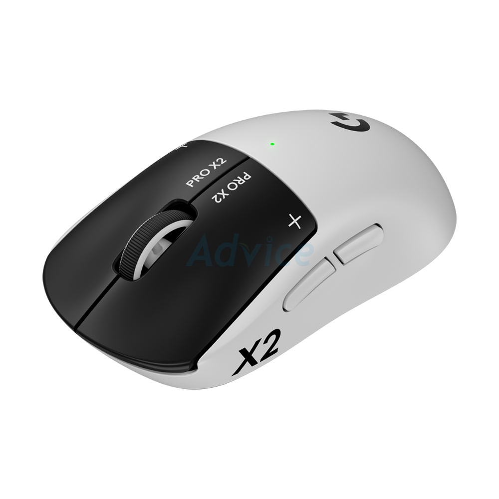 MOUSE WIRELESS LOGITECH PRO X 2 SUPERSTRIKE LUNAR ECLIPSE (เมาส์ไร้สาย)