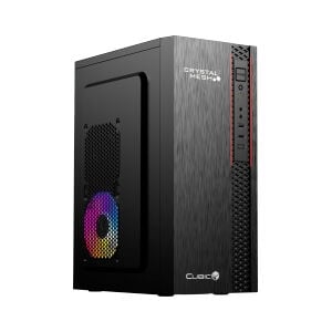 ATX CASE (NP) CUBIC CRYSTALMESH BLACK