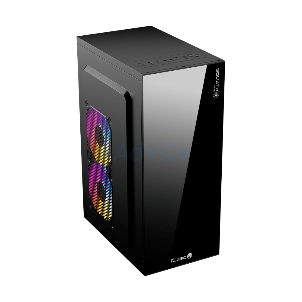 ATX CASE (NP) CUBIC GOLIATH BLACK