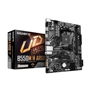 MAINBOARD (AM4) GIGABYTE B550M H ARGB DDR4 (REV. 1.0)