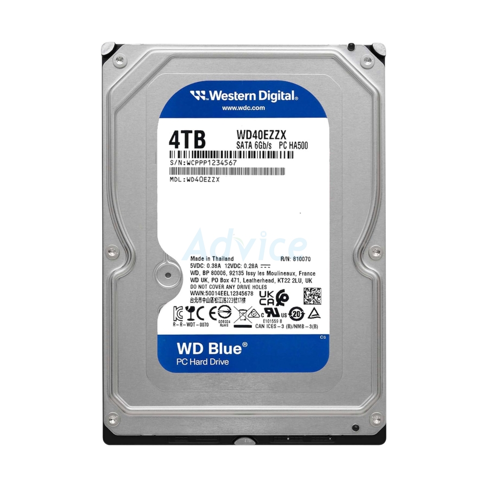 ジャンク HDD WD Blue 8TB Red Plus 6TB 4TB 4 TB HDD WD BLUE (5400RPM, 128MB, SATA-3, WD40EZZX) | Advice จ