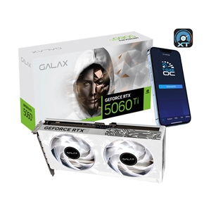 VGA GALAX GEFORCE RTX 5060 TI 1-CLICK WHITE V2 OC - 8GB GDDR7