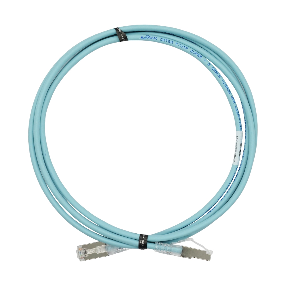 สายแลน CAT6A 2m. LINK (US-6902SLZ-9) Blue