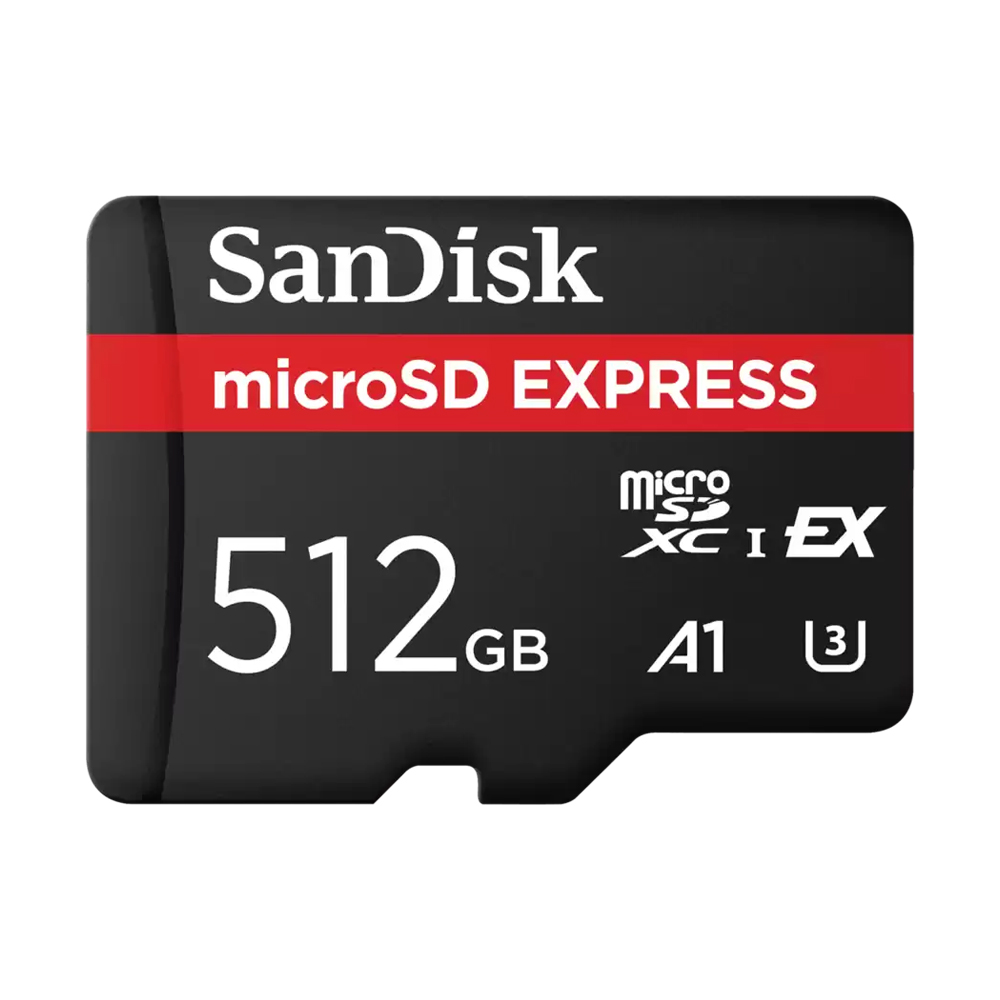 512GB Micro SD Card SANDISK Express SDSQXFN-512G-GN4NN (880MB/s.)