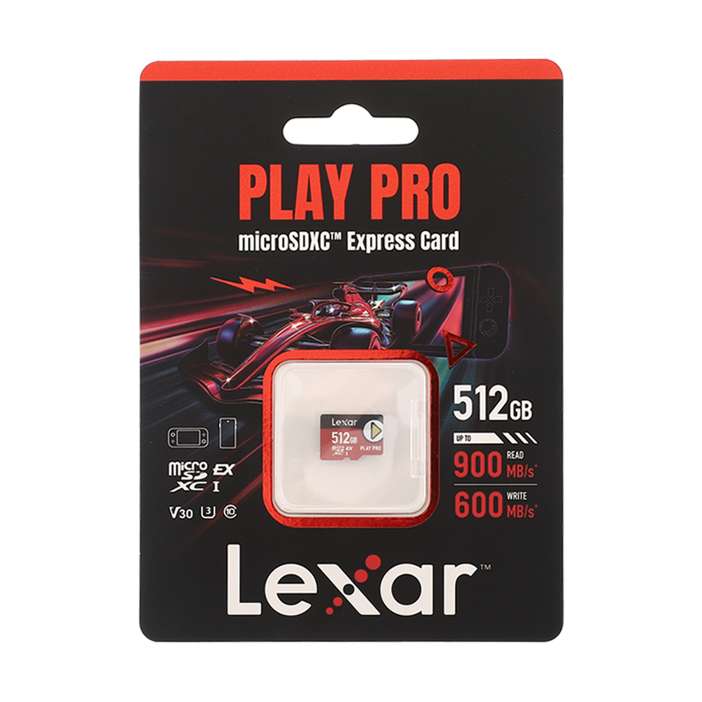 512GB Micro SD Card LEXAR Play Pro Express LXR-LMSXPS0512G (900MB/s.)