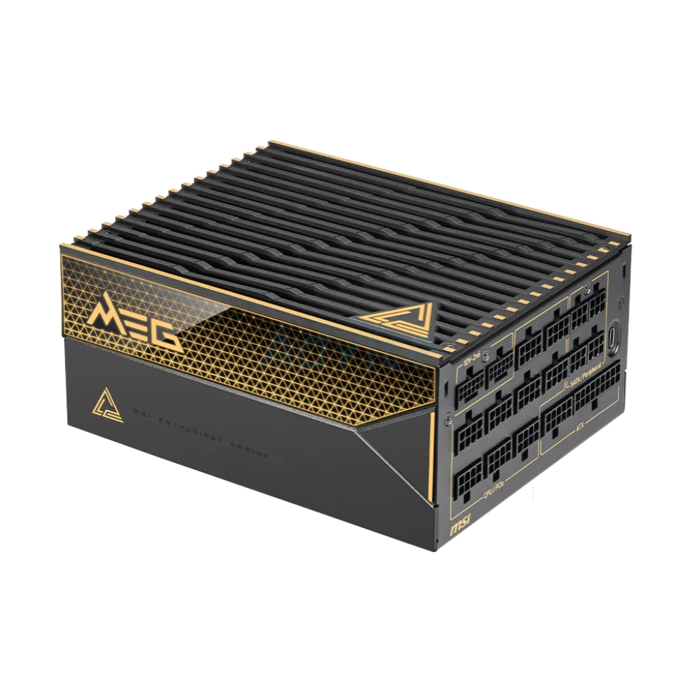 POWER SUPPLY (80+ PLATINUM) 1600W MSI MEG AI1600T PCIE5