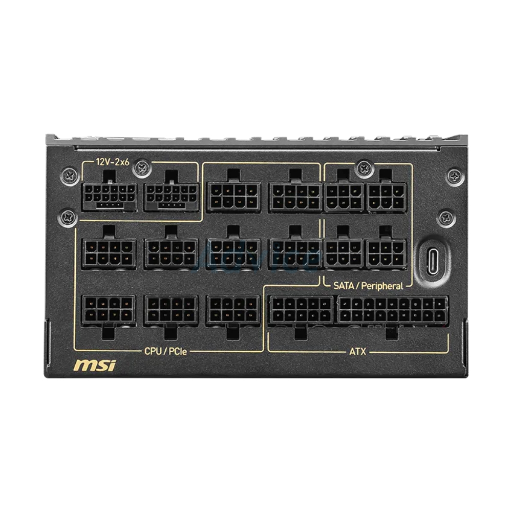 POWER SUPPLY (80+ PLATINUM) 1600W MSI MEG AI1600T PCIE5