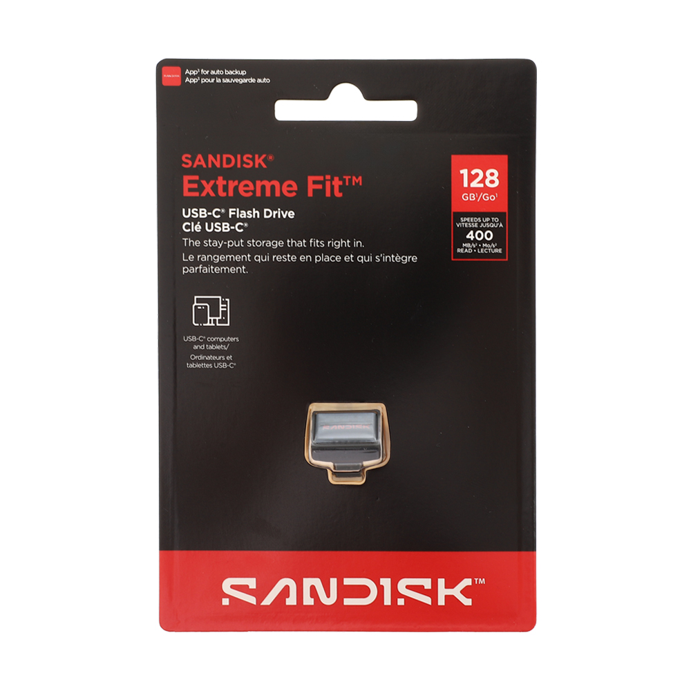 128GB Flash Drive SANDISK Extreme Fit (SDCZ530-128G-G46) Type-C