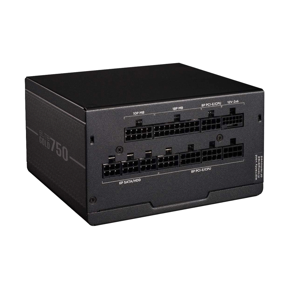 POWER SUPPLY (80+ GOLD) 750W COOLER MASTER ELITE GOLD 750 FM (MPX-7505-AFAG-BEU)