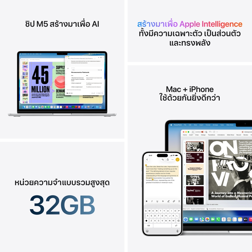 Apple MacBook Air 13" M5/16GB/1TB - Sky Blue (MDHJ4TH/A)