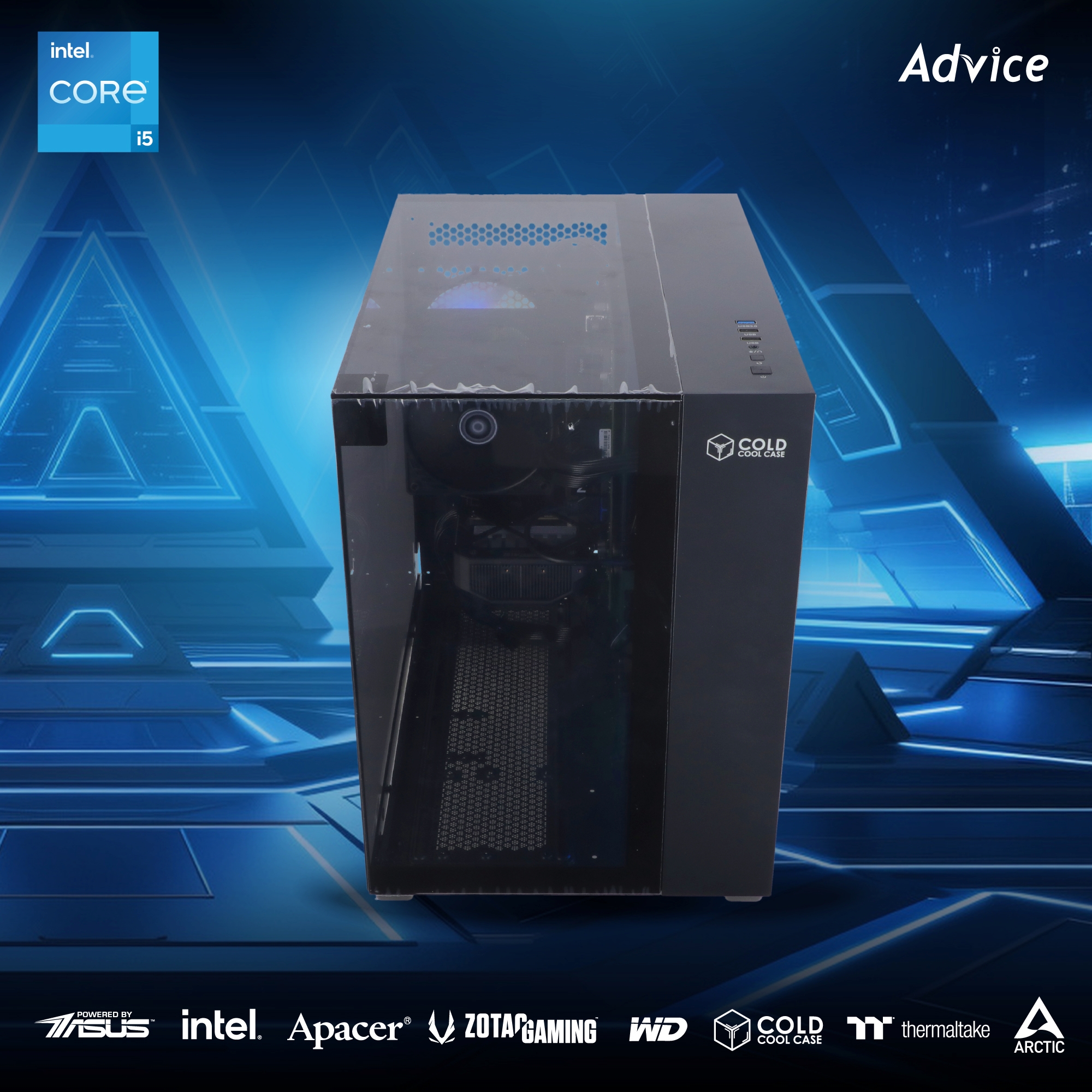 คอมประกอบ Advice x AIRA : Computer Set intel #i412 i5 14400F RTX5060 ...