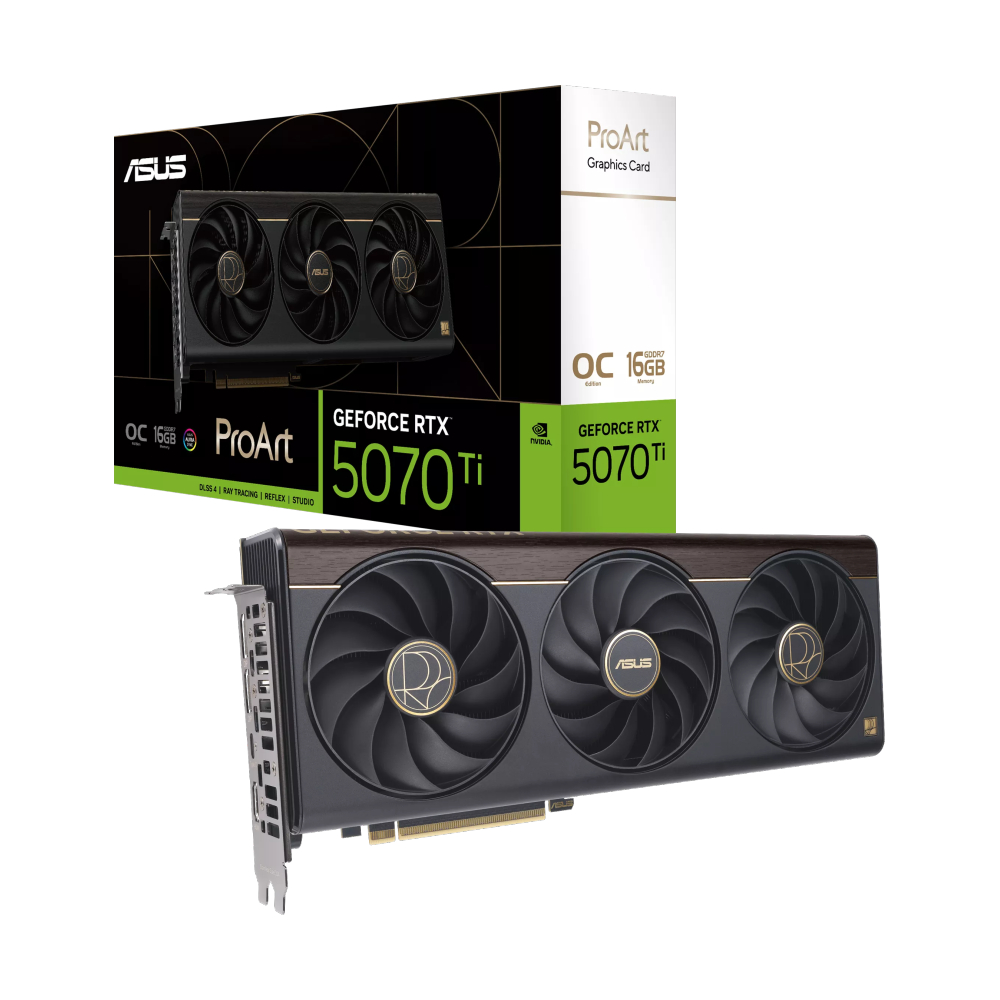 VGA ASUS GEFORCE RTX 5070 TI PROART O16G - 16GB GDDR7