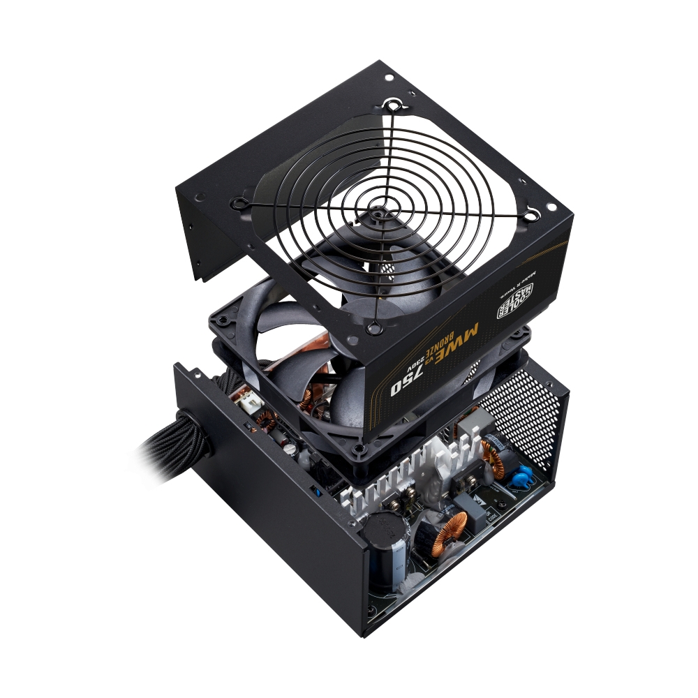 POWER SUPPLY (80+ BRONZE) 750W COOLER MASTER MWE V3 (MPE-7501-ACABW-3BTH)