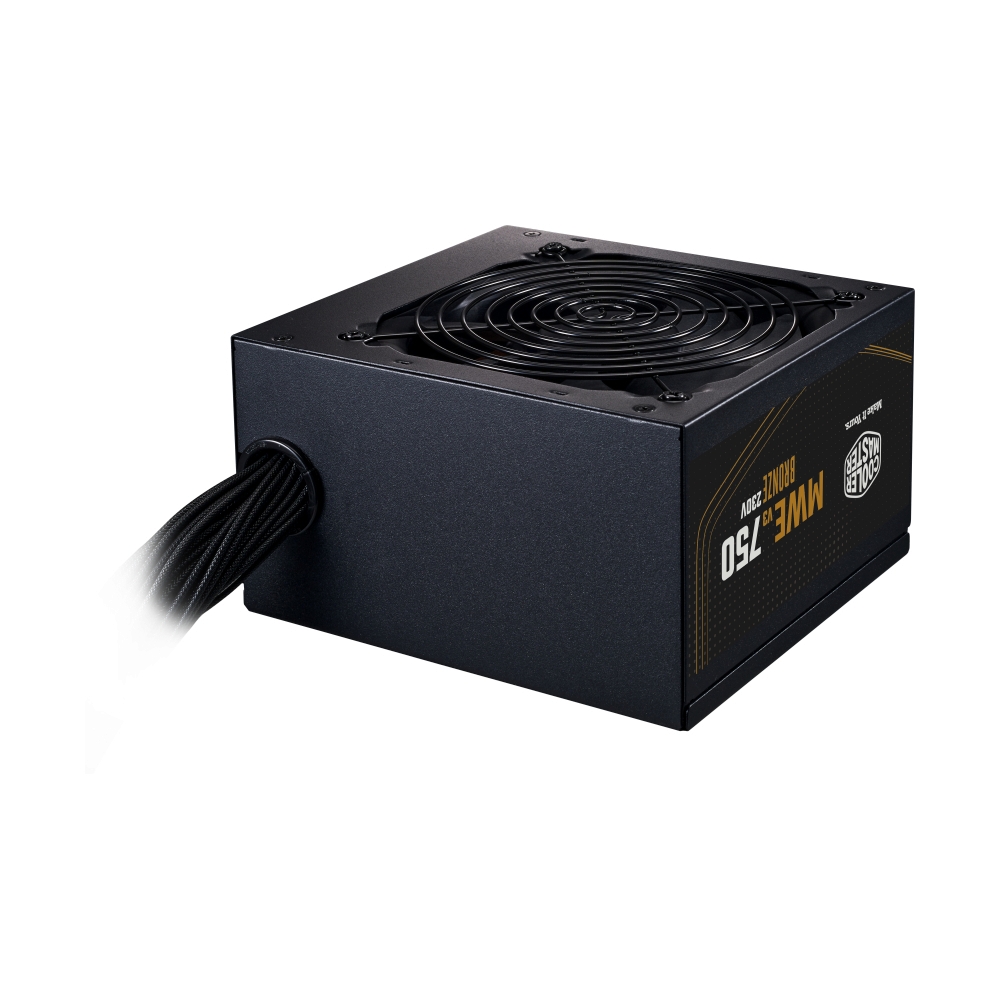 POWER SUPPLY (80+ BRONZE) 750W COOLER MASTER MWE V3 (MPE-7501-ACABW-3BTH)