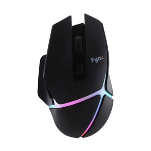 MOUSE WIRELESS BLUETOOTH FYNX FGM19 BUILT-IN BATTERY BLACK (เมาส์ไร้สาย)