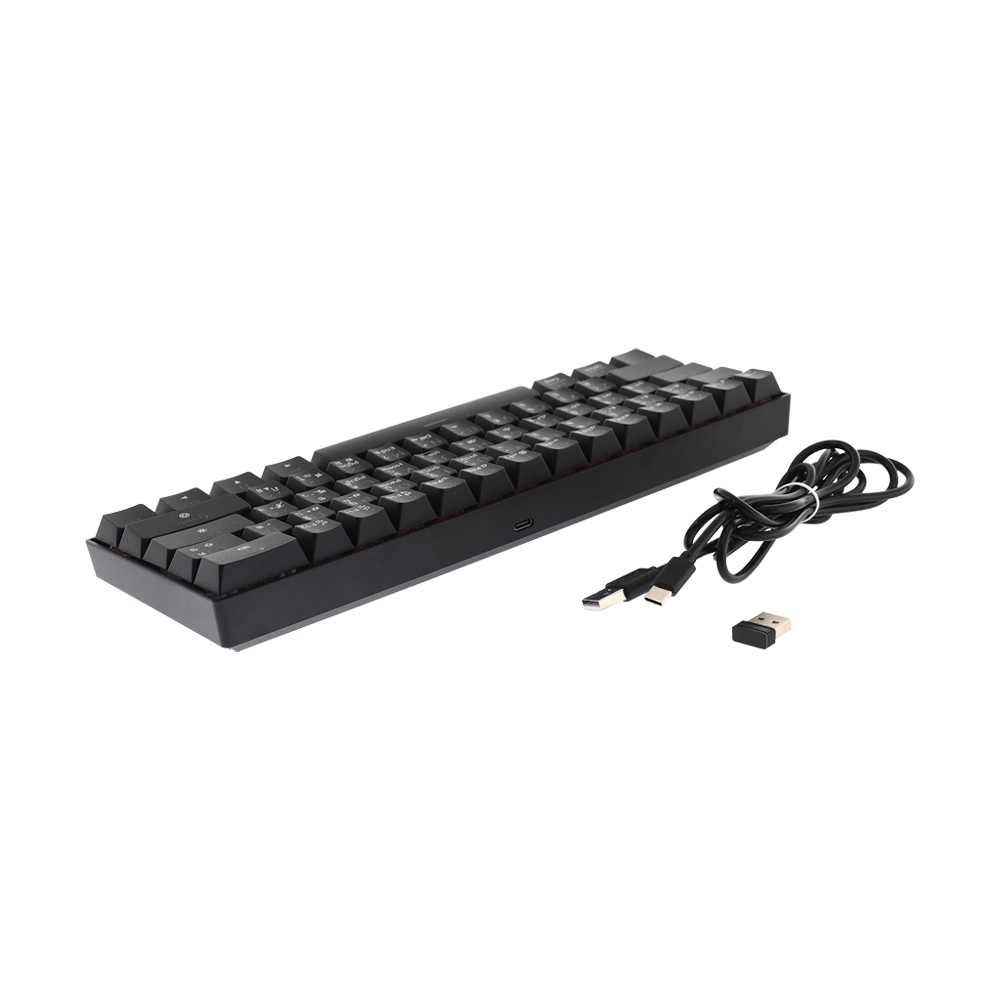 KEYBOARD WIRELESS BLUETOOTH FYNX FGK601 (PINK SWITCH คีย์บอร์ด)