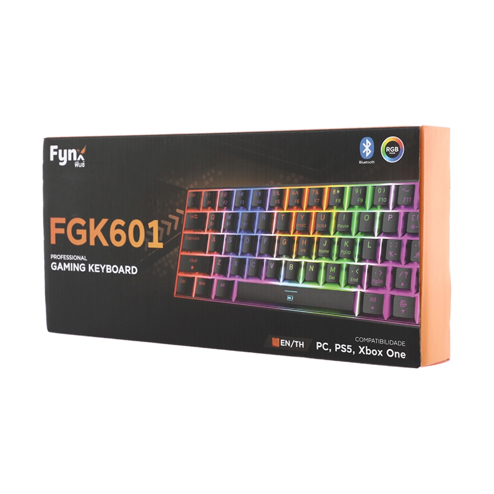 KEYBOARD WIRELESS BLUETOOTH FYNX FGK601 (PINK SWITCH คีย์บอร์ด)